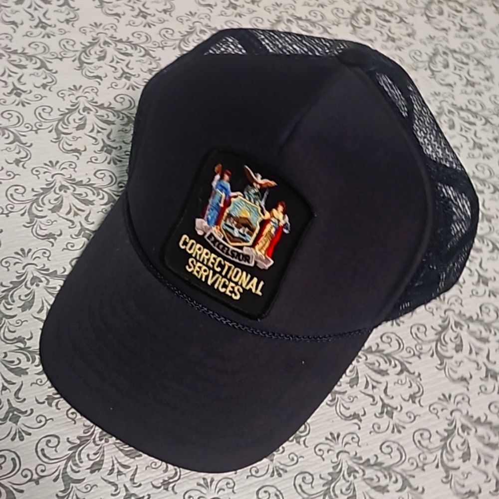 Vintage 90's New York Correctional Services Prison Trucker Hat